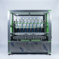 Machine de remplissage de boissons automatique à haute efficacité, à entraînement électrique, anti-corrosion, pour bouteilles en plastique/verre avec moteur