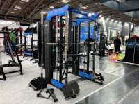 Machine Smith multifonctionnelle avec double câble croisé, pile de poids et rouleau pour les jambes – Équipement de fitness commercial pour salle de sport