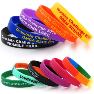 Gepersonaliseerde Evenement Polsbandjes Pvc Rubber Siliconen Armband Polsband Met Logo Custom