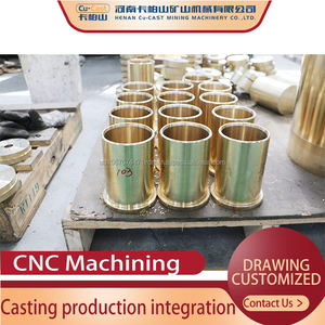 Servicios de fundición de buje de bronce de estaño de manga de cobre no estándar personalizados Producto de servicios de fundición de tubería de cobre estándar nacional - Product Image 2