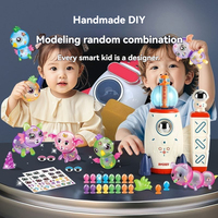 Kit de gonflage d'animaux en ballons en plastique DIY, jouets éducatifs pour enfants, accessoires de fête, norme européenne/américaine