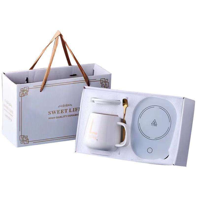 Tazza Da Caffè Con Riscaldatore 55°C Fdit - Ceramica 380ml, Spina US - Foto 13