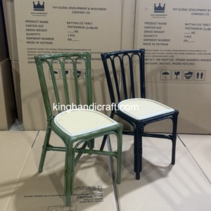 Chaise d'enfant en rotin faite à la main sur mesure pour les fêtes, les événements, la décoration de mariage, légère, durable, en osier naturel - Product Image 2