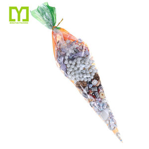 Sacchetti di cellophane trasparenti a forma di cono, sacchetti trasparenti per caramelle, <span class=keywords><strong>dolci</strong></span>, zucchero, popcorn, pasticceria. - Product Image 5