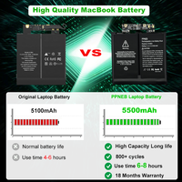 Batteries d'ordinateur portable de haute qualité en gros A1964 pour Macbook Pro 13 pouces, neuves, 0 cycle, longue durée de vie, garantie 18 mois