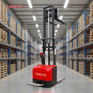 Apilador Eléctrico de Venta Caliente con Posicionador de Horquillas, Desplazador Lateral, Batería de Litio-Ion 48V, Mástil de Dos/Tres Etapas, Poliuretano - Product Image 4