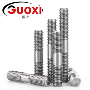 M6 M8 M10 <span class=keywords><strong>M12</strong></span> 316 <span class=keywords><strong>A4</strong></span> <span class=keywords><strong>tige</strong></span> <span class=keywords><strong>filetée</strong></span> à double extrémité en acier inoxydable boulons à goujon sans tête à vis barre <span class=keywords><strong>filetée</strong></span> à double tête - Product Image 2