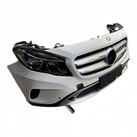 Couvre-pare-chocs avant en plastique d'occasion pour Mercedes GLA W156 avec radiateur et grand faisceau lumineux pour remplacement arrière