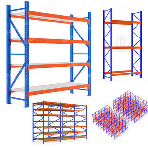 הדה מתכוונן בינוני <span class=keywords><strong>Duty</strong></span> פלדת מחסן אחסון מדפי מדפים עבור תעשייתי - Product Image 1