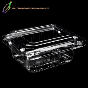 Tùy chỉnh cấp thực phẩm hộp vật nuôi rõ ràng trái cây nhựa vỏ sò bao bì trái cây punnet container cho Dâu Tây Berry nho - Product Image 4