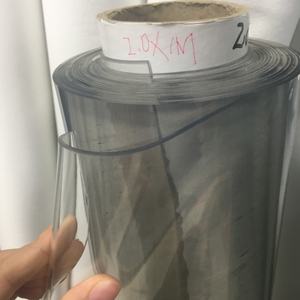 لفة طبقة بي في سي شفافة سميكة 2 مم (زجاج ناعم) لصنع مفارش الطاولات/الحصائر، لفة بي في سي شفافة مقاومة للماء - Product Image 2