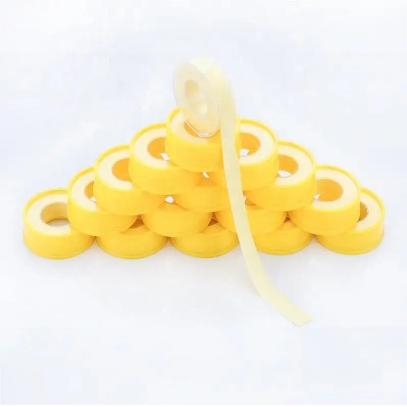 Cina fabbricazione nastro Ptfe 19mm larghezza giallo 100% Ptfe giunto sigillante Ptfe