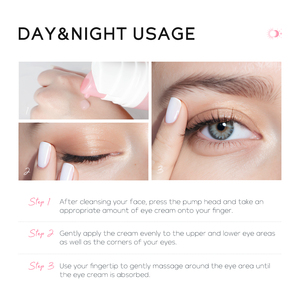 LAIKOU JAPAN SAKURA DAY & NIGHT Care 2 in 1 ครีมบำรุงรอบดวงตา 20 กรัม ลดรอยคล้ำและริ้วรอย - Product Image 5