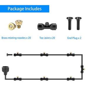 Tête d'arrosage en laiton série Micro-Spray, prise à connexion rapide de 1/2 pouces pour l'irrigation extérieure des jardins, économie d'eau - Product Image 4