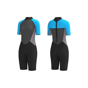 Kadınlar için Neopren Dalış Elbisesi 1.5mm 2mm Kısa Model Yazlık Dalış ve SUP İçin - Product Image 4