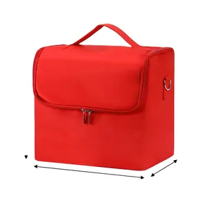 Kozmetik düzenleyici saklama çantası makyaj araçları dört katmanlı çanta organizatör makyaj çantası bavul