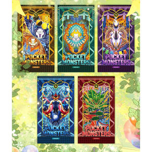 <span class=keywords><strong>Carte</strong></span> de classification Pokémon de haute qualité et rare 1.0 <span class=keywords><strong>Pikachu</strong></span> Iib Fan Art Blind Box Gift Toy Board Game Trading Supplement Pack boîte scellée - Product Image 5