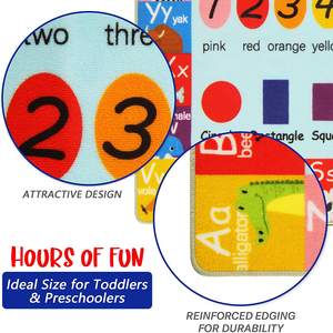 <span class=keywords><strong>Tapis</strong></span> de jeu éducatif en mousse pour enfants, <span class=keywords><strong>tapis</strong></span> d'activités de gym, <span class=keywords><strong>tapis</strong></span> doux et confortable pour l'apprentissage et le ramper des enfants - Product Image 4