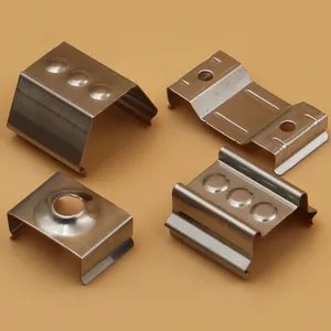 Pince d'estampillage raymond personnalisable en métal, petite pince plate en acier à ressort, 3 pièces