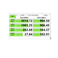Server Internal Baru 960G SSD KCD5XLUG960G 2.5 Inci U.2 PCIE3.0 3D TLC NAND 701-800MB/S Cangkang Paduan Aluminium untuk EMC