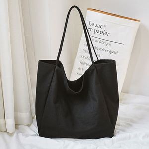 Fashion Customized Recyclable <b>Canvas</b> Cotton Sling Tote Bag Large <b>Blank</b> Minamilist <b>Canvas</b> Shoulder Tote Bag - Product Image 3