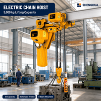 Palans à chaîne électriques de type HHBB de 15 tonnes à large application, personnalisés pour pont roulant, équipement de levage industriel pour atelier