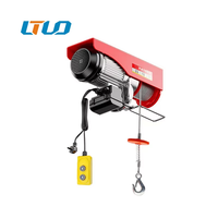 Treuil électrique portable PA1000, petit palan électrique 220V, grue de levage domestique et de construction avec commande filaire