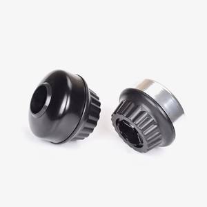 Timbre de Bicicleta Metálico Negro y Plateado, Tipo Giratorio, Sonido Fuerte para Bicicleta - Product Image 1