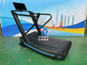 YG-T011S YG Fitness Venda Quente Casa Ginásio Não Assistida Mecânica Running Machine Esteira Curva com Tela Sensível Ao Toque - Product Image 3