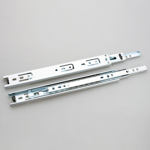 Rails coulissants à 3 canaux de 35mm <span class=keywords><strong>pour</strong></span> le montage des portes d'armoires et de tiroirs télescopiques - Product Image 5