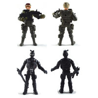 Juego de soldados del ejército de plástico, Arma de juguete, juguetes militares