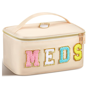 Organizador Médico Ligero para el Hogar y el Automóvil, Bolsa de Almacenamiento de Primeros Auxilios con Múltiples Compartimentos Separados, Correa de Mano y Mosquetón - Product Image 1