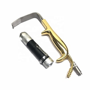 Tebbetts <b>Fiber</b> <b>Optic</b> Lighted Breast Retractor With Suction and Breast Retractor With <b>Fiber</b> <b>Optic</b> <b>Light</b> - Product Image 1