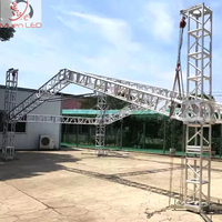 Pantalla LED para Exteriores de Alta Calidad, Sistema de Soporte de Estructura de Aluminio, Ligero, Gran Capacidad de Carga, Certificado CE