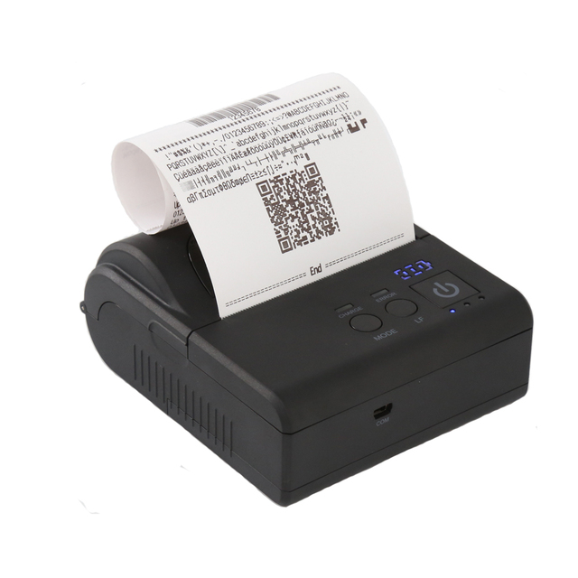 Reliable Battery powered 80mm mobile thermal printer bluetooth/Wi-Fi portable printer for Restaurant payment bills printing
