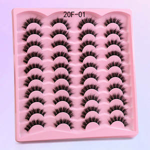 ขนตาปลอมไหมสังเคราะห์ 3 มิติ งานแฮนด์เมดจากเกาหลี 20 คู่ ความยาว 8-15 มม. ความหนา 0.10 มม. ใช้งานได้ 25-30 ครั้ง ทนทาน ยี่ห้อ Yalee แบบแถบ - Product Image 5