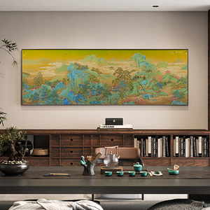 Dipinti Paesaggistici in Ottone Fatti a Mano, Adatti per Murales in Metallo Stile Cinese per Soggiorni e Hall di Hotel di Lusso - Product Image 3