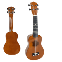 Ukulele Soprano Konser 21 Inch 4 Senar Nilon Leher Maple Hawaii Warna Opsional MOQ 1pc Grosir Alat Musik