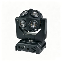 Projecteur professionnel à tête mobile à 12 LED, effet lumière à boule unique, 120W, pour DJ, discothèque, fête, concert, pub