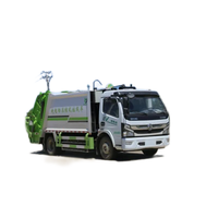 Compacteur de déchets à chargement arrière OEM personnalisé 9CBM, superstructure avec système hydraulique complet, compatible avec tous les châssis de camions légers