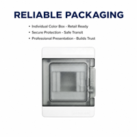 Boîtier de distribution en plastique 4 modules de haute qualité, étanche IP65, pour montage en surface, usage extérieur, directement du fabricant