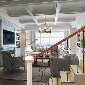 Meilleure qualité décor à la maison <span class=keywords><strong>antirouille</strong></span> en aluminium balustrades de <span class=keywords><strong>fer</strong></span> moderne conceptions de garde-corps d'escalier - Product Image 5