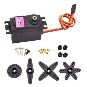 Servomotor MG996R DC de Alto <span class=keywords><strong>Torque</strong></span> con Engranajes Metálicos, Servomotor Estándar Micro <span class=keywords><strong>RC</strong></span> para Auto, 180/360 Grados, MG996 MG996R, para Arduino y Robots - Product Image 4