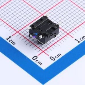 TS666TP 250gf 013 Tactile Switch SMD-4P,6x6mm Switch Single Pole Single Throw Round Button 2.5N Vertical Mount - Product Image 2