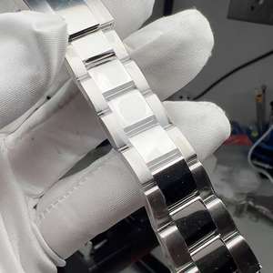 สายนาฬิกาเหล็ก904L ของโรงงานเกรดเดิมเหมาะสำหรับนาฬิกาผู้ชาย126711 126710เบียร์ราก <span class=keywords><strong>GMT</strong></span> II แบทแมน - Product Image 2