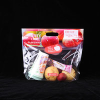 Hoge Kwaliteit Herbruikbare Anti Fog Vers Fruit Zak Ventilatie Gat Fruit Groenten Zakjes Groente Rits Fruit Druivenzakken