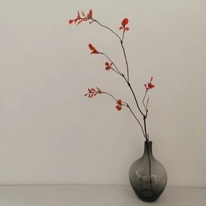 Hojas de Arce Rojo Artificiales, Flores de Seda, Ramas Secas, Decoración del Hogar, Accesorios para Bodas, Pequeñas Hojas Otoñales, Ramas de Barba de Dragón - Product Image 2