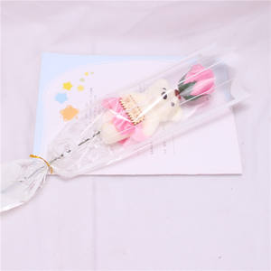 Tanabata San Día de San Valentín Jabón artificial Flores Rosa única Clavel Oso Flor Rosas Regalo Creativo Día DE LA MADRE Bajo MOQ - Product Image 3