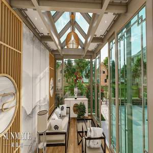 Kits de véranda solaire en aluminium et verre pour maison intelligente, <span class=keywords><strong>4</strong></span> <span class=keywords><strong>saisons</strong></span> - Product Image 3