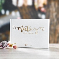 Libro de Visitas para Bodas Personalizado 2025, Excelente Calidad, Gran Venta, Suministros de Impresión en Papel y Cartón para Bodas
